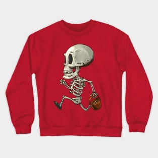 Halloween skeleton kid trick or treat Crewneck Sweatshirt